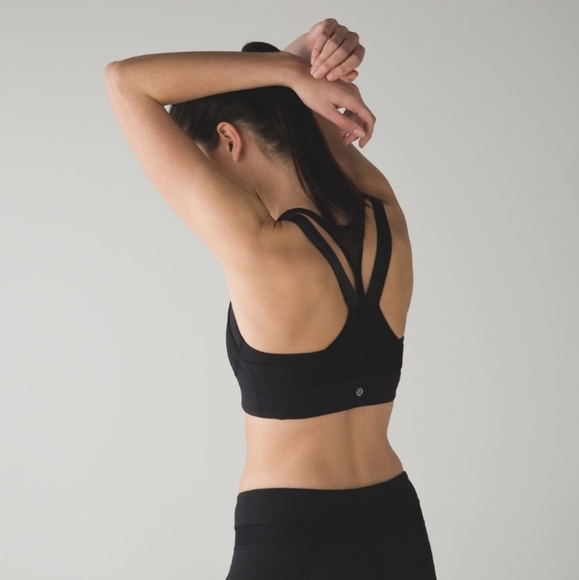 Lululemon - Ready, Set, Sweat Bra in Black - Picture 3 of 10